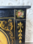 Mid 19th Century French side cabinet with exceptional hand painted floral detail.