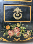 Mid 19th Century French side cabinet with exceptional hand painted floral detail.