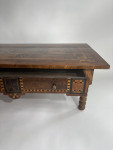 An eighteenth century Italian walnut marquetry table