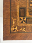 An eighteenth century Italian walnut marquetry table