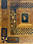 An eighteenth century Italian walnut marquetry table