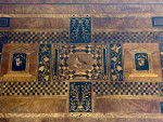An eighteenth century Italian walnut marquetry table