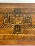 An eighteenth century Italian walnut marquetry table