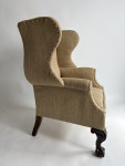 Nineteenth century English mahogany wingchair