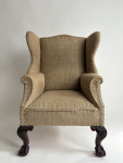 Nineteenth century English mahogany wingchair