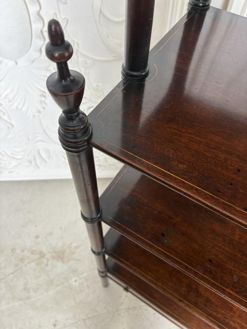Regency large mahogany Whatnot