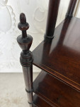 Regency large mahogany Whatnot
