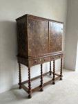C17th Oyster cabinet on  stand