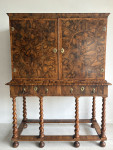 C17th Oyster cabinet on  stand
