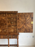 C17th Oyster cabinet on  stand