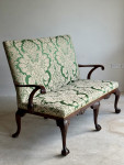 Eighteenth century Irish mahogany settee