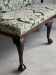 Eighteenth century Irish mahogany settee