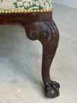 Eighteenth century Irish mahogany settee