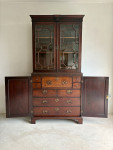 Georgian mahogany Chippendale bookcase