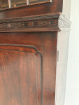 Georgian mahogany Chippendale bookcase