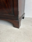 Georgian mahogany Chippendale bookcase