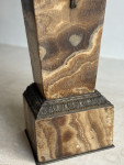 C19th pair of marble (onyx) plinths