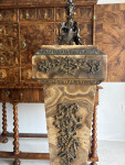 C19th pair of marble (onyx) plinths