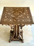 C19th walnut Hoshiarpur occasional table
