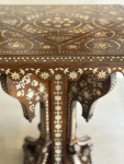 C19th walnut Hoshiarpur occasional table