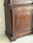 Large exceptional regency mahogany breakfront bookcase by Gillows