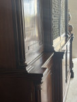 Large exceptional regency mahogany breakfront bookcase by Gillows
