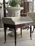 Gillows Regency mahogany and marble wash stand