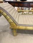 C19 th painted Faux bamboo daybed