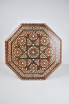 A vintage Anglo-Indian hardwood side table