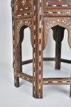 Late 19th century Anglo Indian inlaid Hoshiarpur table