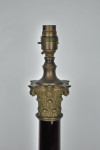 19th century ruby glass lamp base