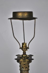 20th century gilt-brass table lamp
