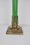 Green Brass Lamp