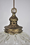 Art deco style ceiling light, late 20th century