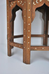 Indian inlaid octagonal tables, circa 1900