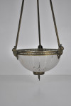 19th century brass plafonnier