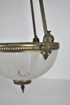 19th century brass plafonnier