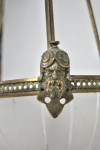 19th century brass plafonnier