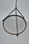 Large opaline plafonnier pendant light