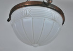 Large opaline plafonnier pendant light
