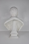 20th century white painted plaster portrait bust of The Hon. Charles James Fox (British 1749-1806)