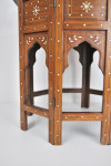 A vintage Anglo-Indian hardwood side table