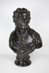 Bronzed plaster bust of John Locke