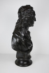 Bronzed plaster bust of John Locke