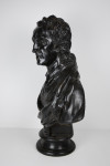 Bronzed plaster bust of John Locke