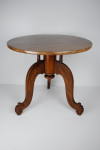 A British Colonial teak table, circa 1900.