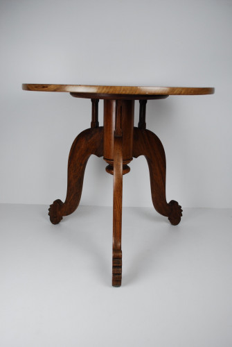 A British Colonial teak table, circa 1900.
