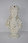 A Regency plaster bust of Virgil by Robert Shout, Holborn