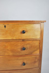 1920's walnut chest of drawers with ebony handles by Gordon Russell Ltd.