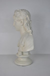 A Regency plaster bust of Virgil by Robert Shout, Holborn